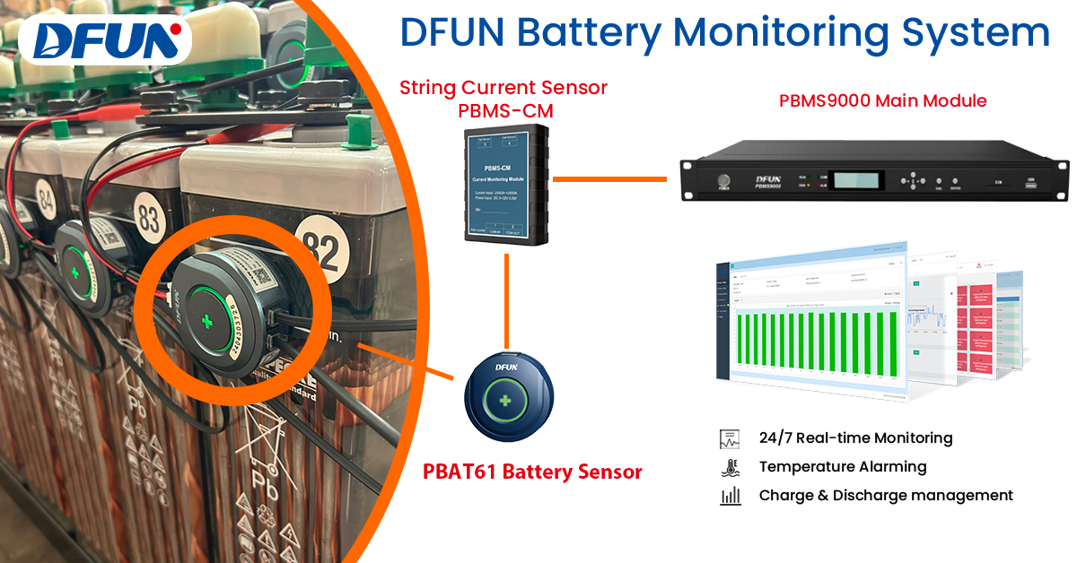 Dfun battery monitoring system PBAT61+PBMS9000 Sistema de monitoreo de batería DFUN PBAT61+PBMS9000