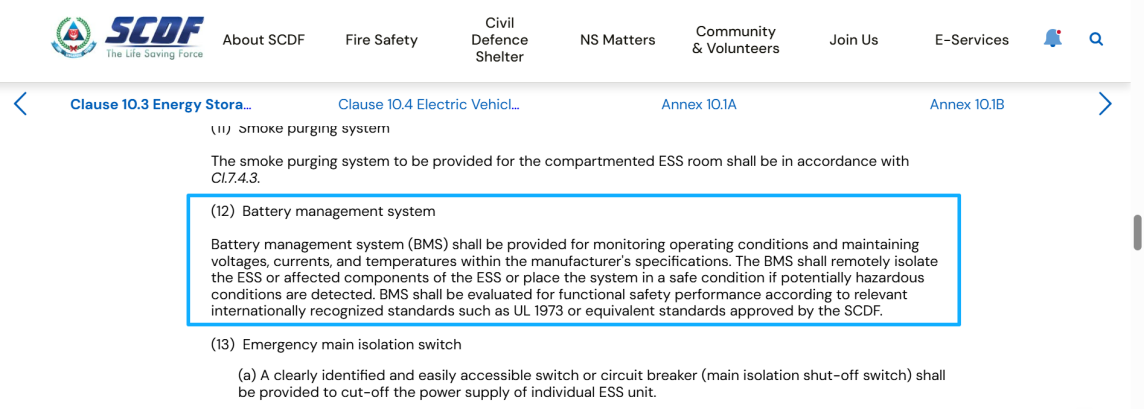 Sistema de gestión de batería.