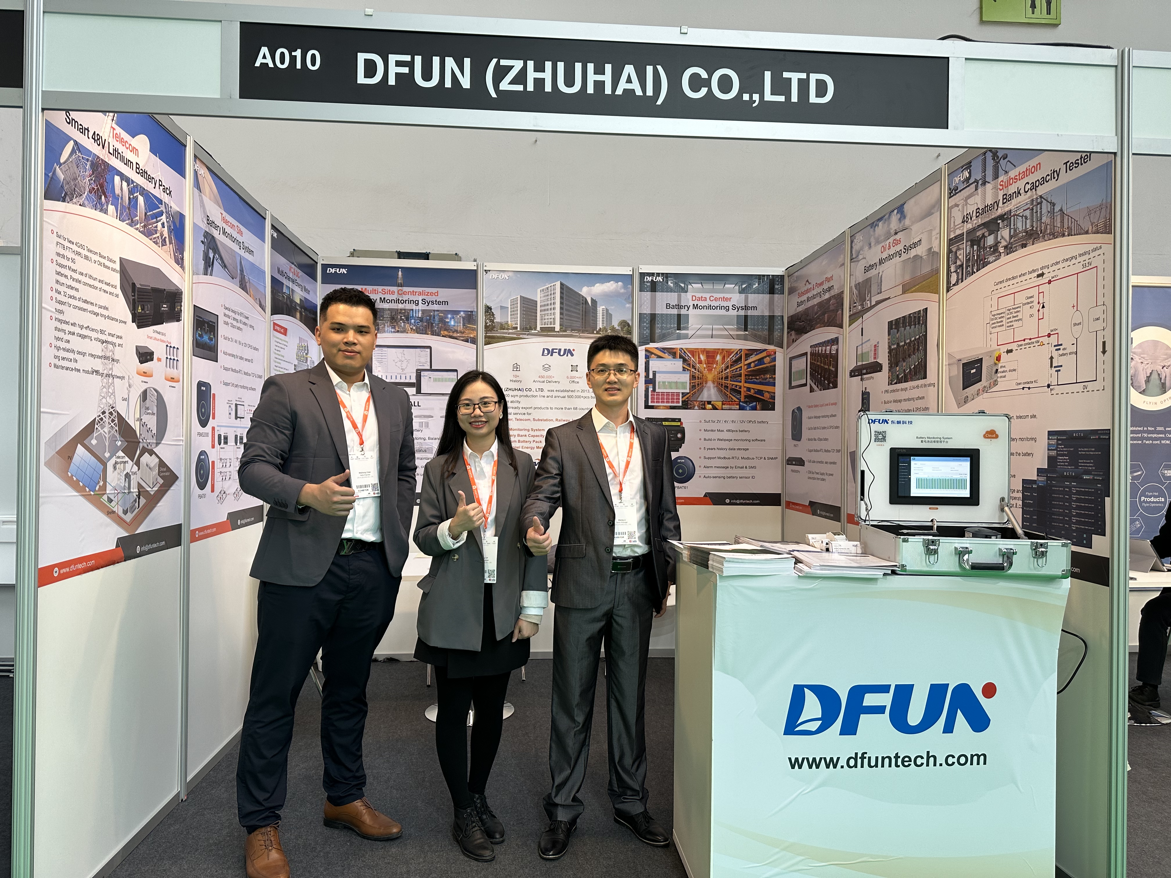 Dfun Tech en la exposición Data Center World Frankfurt 2023