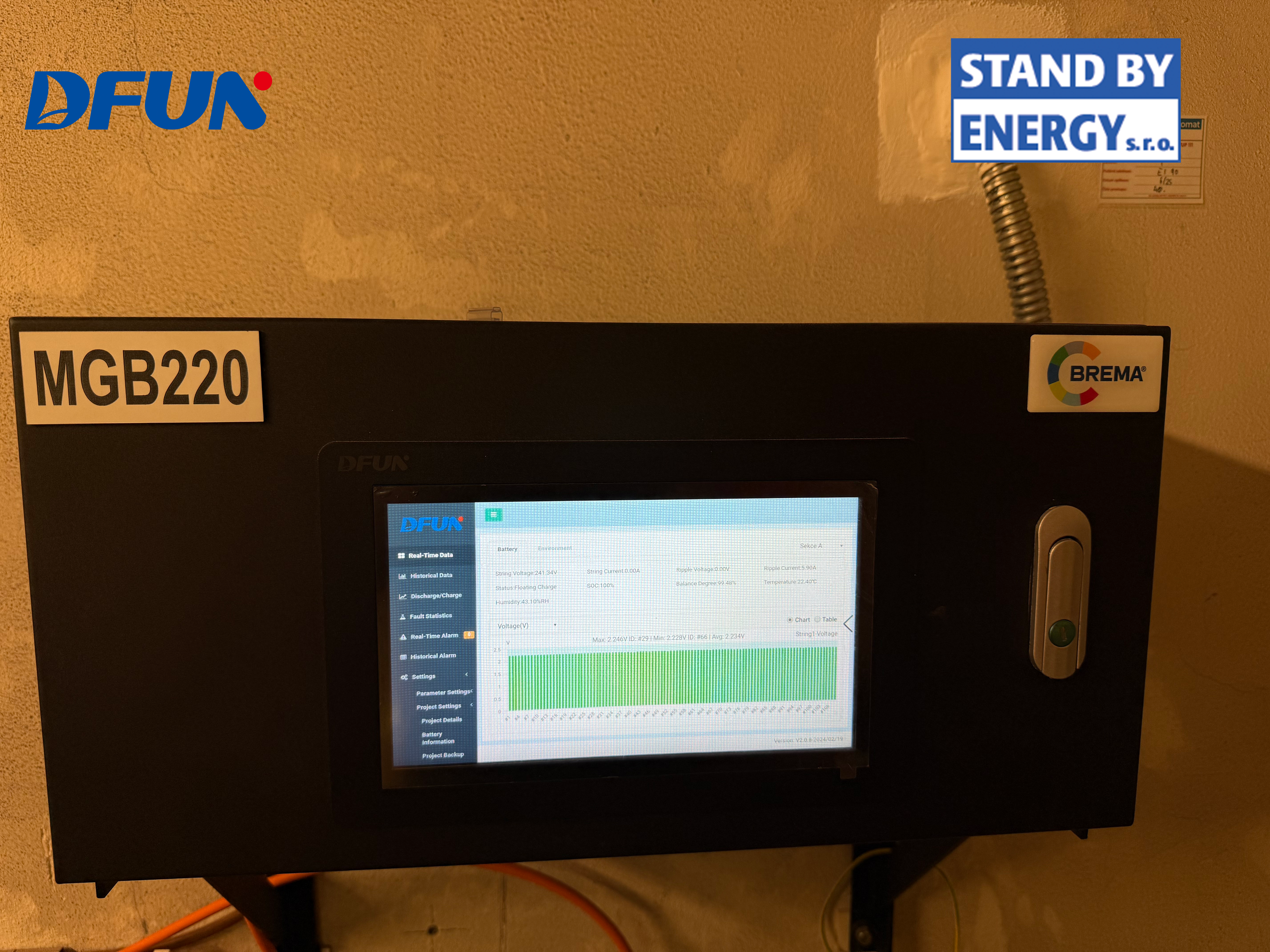 Sensor del sistema de monitoreo de batería PBMS9000