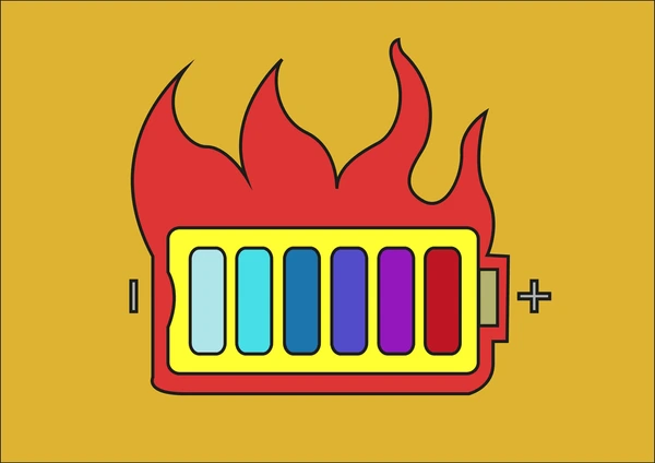 icono-de-batería-sobrecalentamiento-explosión-editable-600nw-496991824