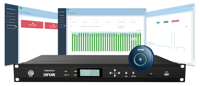 Sistema de monitoreo de batería UPS del centro de datos