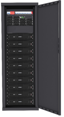 Gabinete de potencia híbrida de 48V, sistema de energía híbrida, sistema de potencia híbrida de cuadrícula