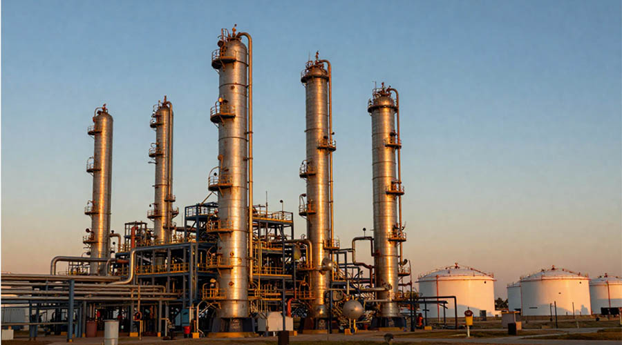 Sistema de bater&iacute;a en refiner&iacute;a de petr&oacute;leo