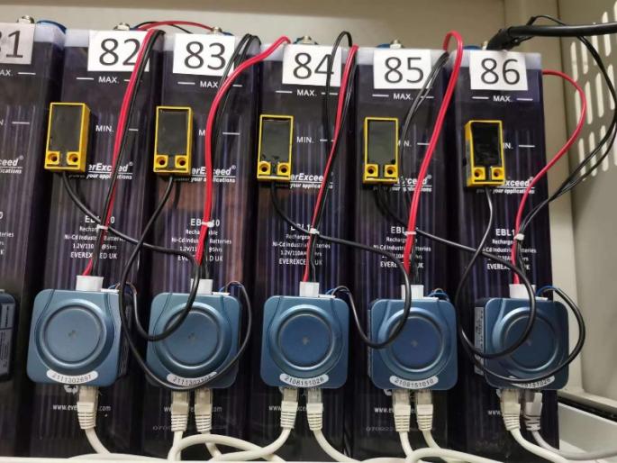 Sensores de monitoreo de bater&iacute;as instalados en la Autoridad de Abastecimiento de Agua de Tailandia 