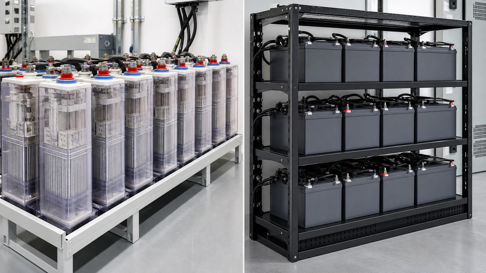 Bater&iacute;as de Ni-Cd y VRLA utilizadas en subestaciones el&eacute;ctricas 